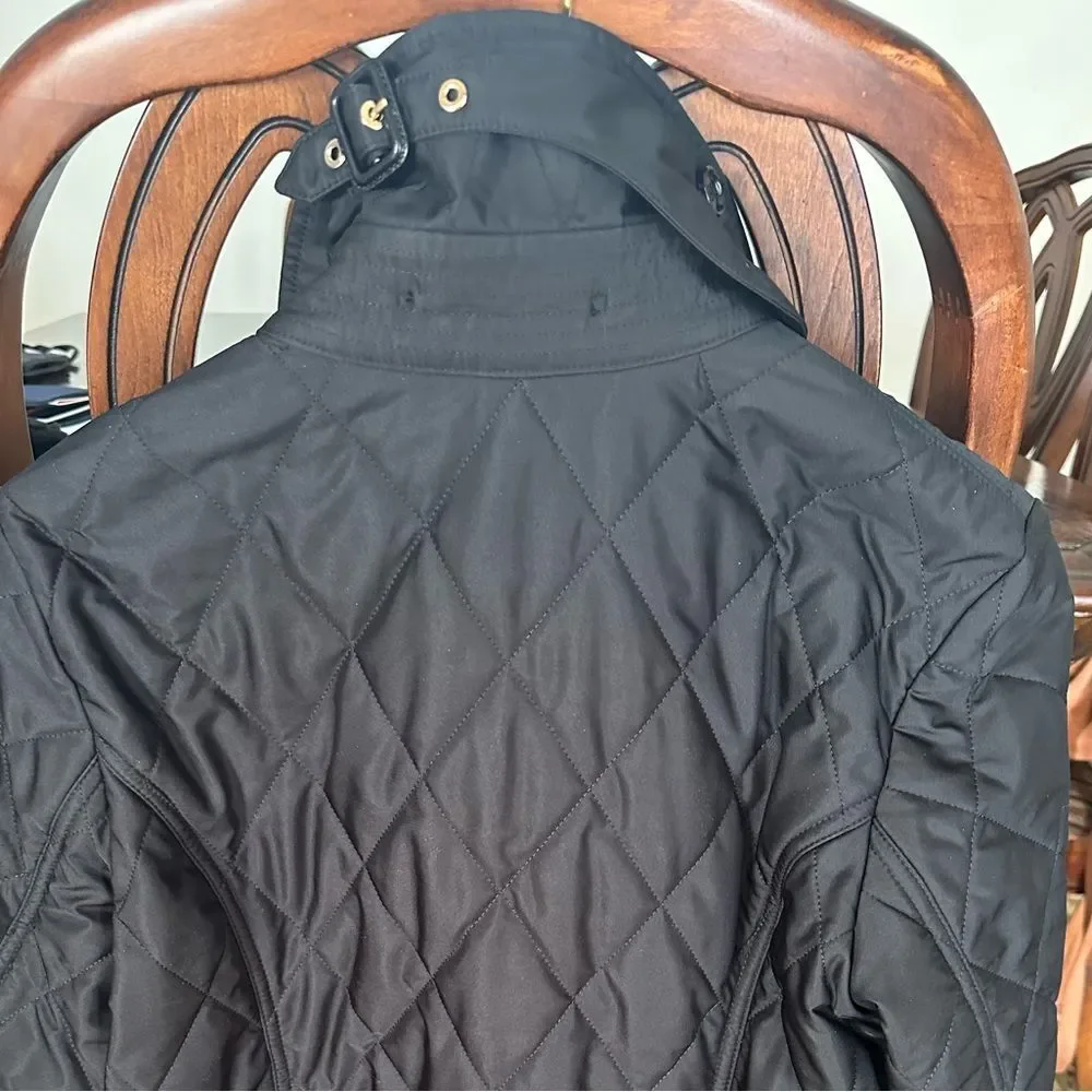 Burberry Black Utility Jacket with Quilted Design - Picture 10 of 10